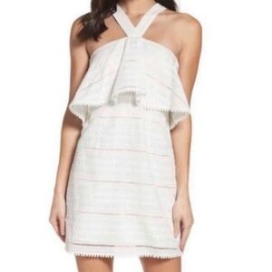 Foxiedox White Halter Minidress NEW